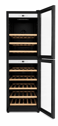CASO Design WineChef Pro 126-2D kétzónás borhűtő (126 palack)