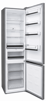 Bauknecht KGDNF 20AM IN alulfagyasztós kombinált hűtőszekrény (inox)