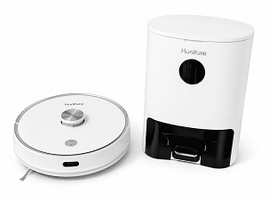 HONITURE Q6 Pro robotporszívó és felmosó, automata porürítő állomással (fehér)